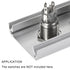 uxcell Single Holes 16mm Aluminum Switch Button Station Box with PG7 Cable Gland and Mounting Base