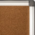 BIBOC 24 x 36 inches Cork Board, Bulletin Board, Felt Board for Homes or Offices with Silver Frame