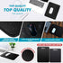 TONOS 3 Pack, 11 8.7 35% Mouse Pad Black Mouse Pads x in, Larger Size, Smooth Surface, Stitched Edges, Non-Slip Rubber
