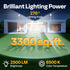 2500LM 2 Pack VIVOHOME Linkable Solar Lights Outdoor Waterproof, Dual Roating Motion Sensor Flood Lights, Solar Powered