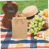 50pcs SOLUSTRE Insulated Grocery Bags Insulated Take Out Bags Bulk Snack Cup Carriers for Drinks Fast Food