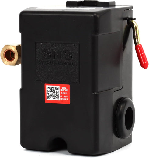 SNS Pressure Switch Control 95-125psi 1 Port Heavy Duty 20 Amp for Air Compressor PS10-1H1