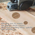 Pack of 4 Circle Inlay Template Set - Router Templates for Woodworking and Decorative Router Jig