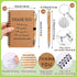 Wavwavw 6 Set Employee Appreciation Gifts Bulk, Gifts for Coworkers, Doll Crochet with Card Inspirational Journals