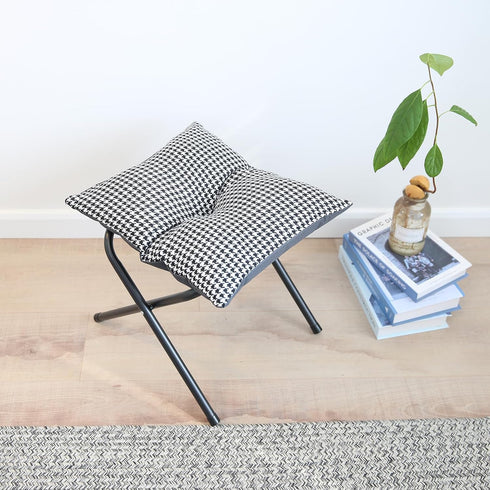 MOYZZWY Foldable Foot Rest Stool for Under Desk or Sofa - Office Footrest Ottoman, Portable Leg Rest for Home & Office