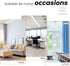 Clear Acrylic File Holder, 2 Sections Mail Organizer for Desk, Document, Notebook, Electronics Storage