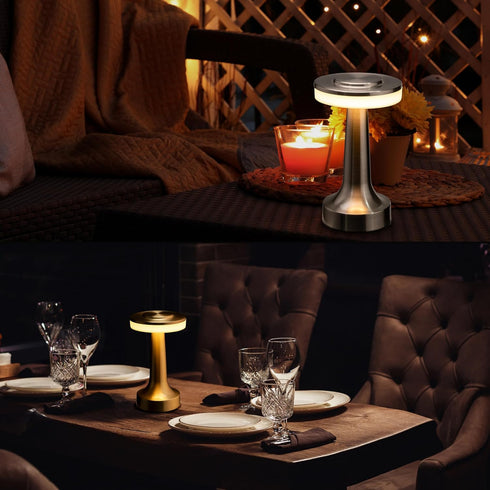 3-Levels 48 OBright Portable LED Table Lamp with Touch Sensor, Brightness, Rechargeable Battery Up to Hours Usage
