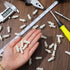 Xinjoduz 100 PCS Shutter Repair Pins, Spring Loaded Latch Pin for Plantation Shutters, Window Springs Replacement