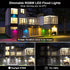 500W 5700K IP66 LED RGB Flood Light Outdoor Equivalent, Smart Color Change & Daylight Landscape Lighting, Waterproof