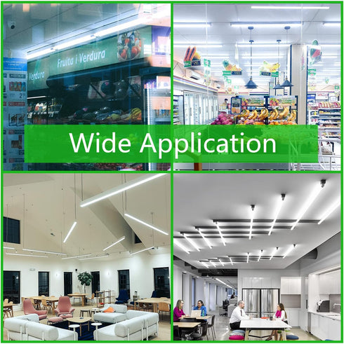 2FT LED T8 T10 T12 Type A+B Tube Lights, 15W 5000K 2100lm, F20T12/F30T8 Replacement, Dual-Ended, 1 Pack