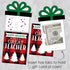 Set 8 Big Dot of Happiness Plaid Holiday Teacher Appreciation Gift Card Holders with Envelopes, Thank You Teacher