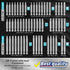 258-Piece Set,Chrome Set, set, Amartisan Ultimate Screwdriver Bit Vanadium Steel Driver Bit Security bit Includes Bits