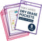 Essex Wares - 6 Pack, Pinks & Purples, Water-Resistant Dry Erase Pocket