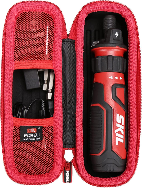 Hard Carrying Case for SKIL Rechargeable 4V Cordless Screwdriver SD561201, EVA Portable Storage Bag (Case Only)