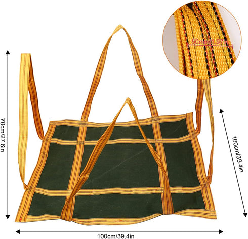 AQQHSAIN Cargo Lifting Pad Net for Construction Rigging, Moving, Towing, and Hoisting Work Gear (1M*1M)