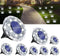 Solar Ground Light Outdoor 8 Pack Mini Solar Grounf Lights Waterproof Landscape