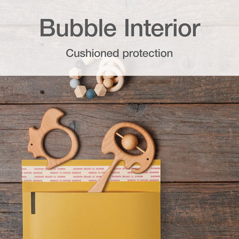 Quality Park Bubble Mailers, 6 x 10 Inch, Kraft Padded Envelopes, Durable Brown Shipping Envelopes, Self Seal Closure,