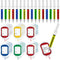 Maitys Syringe Pen Nurse Gifts Bulk, Blood IV Bag Designed Sticky Notes, Multicolor Novelty Pen for Nursing Student
