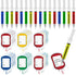 Maitys Syringe Pen Nurse Gifts Bulk, Blood IV Bag Designed Sticky Notes, Multicolor Novelty Pen for Nursing Student