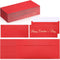 TaoBary 200 Pcs #10 Red Envelopes, Self Adhesive Business Envelopes for Cash, Office Checks & Letter Mailing