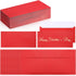 TaoBary 200 Pcs #10 Red Envelopes, Self Adhesive Business Envelopes for Cash, Office Checks & Letter Mailing