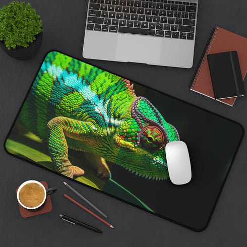 GENERIC Neon Chameleon Mid-Color Change Desk Mat - Vibrant Colors with Rubber Base