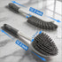 SLinBeiBy 3 Pack Set, Hard Bristle Scrub Brush Heavy Duty Cleaning Brushes with Ergonomic Handle, Specifically Designed