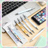Yexiya 120 Pcs Sublimation Pen Kit with Resealable Pouch Bag and Holographic Thank You Card for School Stationery Supply