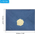 PATIKIL 5x7 Navy Blue Envelopes, 100Pcs A7 Size Glue V Flap with Gold Heart Stickers for Greeting Cards, Weddings,