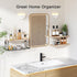 Amada Bathroom Shelves Over Toilet with Storage Basket, Floating Wall Shelf for Home Organization & Wall Decor