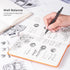 Nicpro 0.5 mm Mechanical Pencils Set with Case, 3 Metal Artist Pencils, 480PCS HB Lead Refills, 3 Erasers, Black