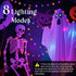 Selarlyt 200LED Lights78FT 8 Solar Halloween Orange& Purple String LightsSolar Fairy Lights with Modes Halloween Lights