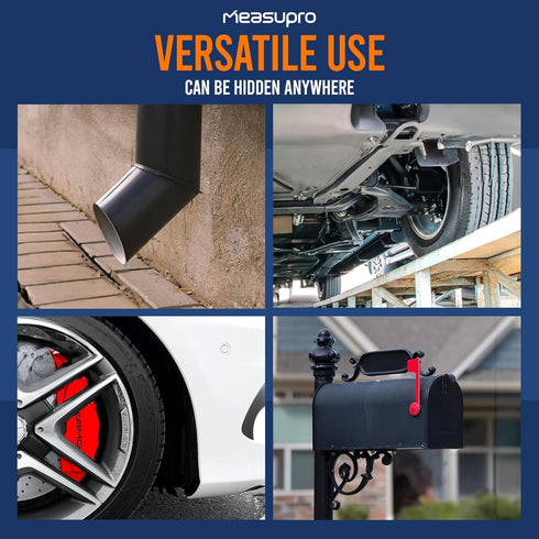Magnetic Key Holder for Car, 3 Pack Rugged Black Plastic Cases with Strong Magnets for Car Key Hiding and More