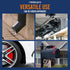 Magnetic Key Holder for Car, 3 Pack Rugged Black Plastic Cases with Strong Magnets for Car Key Hiding and More