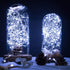 2 Pack 33 100 8 Brightown Outdoor Solar String Lights, Feet Led Solar Powered Fairy Lights with Modes Waterproof