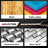 1/4 Inch Cobalt Drill Bits, 13 Pack M35 HSS, 135 Degree Tip, Jobber Length Twist Drill Bit Set for Metal and Wood