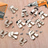 8 Pcs Metal Replacement Belt Hook Clip for Dewalt Tool, Stainless Steel Driver Belt Clips with Screws