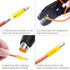 90 PCS Wirefy Heat Shrink Male Bullet Connectors, Electrical Bullet Butt Terminals - Yellow 12-10 AWG