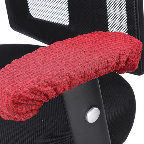 PATIKIL 4Pcs Office Chair Arm Cover, Memory Stretchable Removable Armrest Protectors for Office Chair, Purple