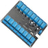 Yoidesu 9-36V 16 Channel Relay Module, USB Controlled Relay Board with 16 SPDT Relays for ON/Off Switching