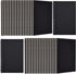 Epakh 36 Pack Blank Unlined Spiral Notebook, A5 Soft Cover Memo Notepad, 100 Pages, 8.3 x 5.5 Inches (Black)