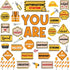 Construction Bulletin Board Decoration Sets Construction Affirmation Station Bulletin Board Set Inspirational
