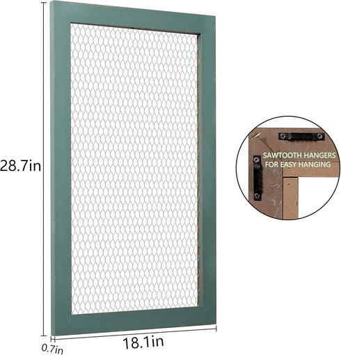 SOFE Hanging Jewelry Organizer, Photo Display Board or Wall Grid Panels for Farmhouse Memo Board Decor