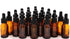 Vivaplex, 24 Amber 10 ml (1/3 oz) Glass Bottles with Glass Eye Droppers