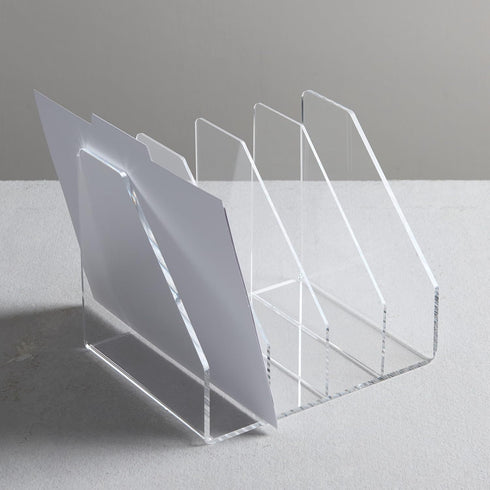 Gartner Studios Acrylic Collator, Clear Desk Organizer, 10” x 8” x 8”