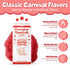 Perfectware 6070 3.25 lb Concession Essentials Cherry Cotton Candy Mix Ready-to-Use Floss Sugar for Cotton Candy