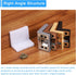 12 90 43x50x33mm uxcell Pcs Degree Plastic Corner Braces, Shelf Right Angle Brackets with Screws for Cabinets