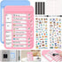 Audab 2Pcs Dry Erase Chore Chart for Kids, Magnetic Checklist Board for Home Refrigerator & Wall Use