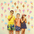 wonmon 40PCS Summer Summer Ice Cream Cutouts for Bulletin Board Decoration, Ice Cream Paper Cut-Outs Nameplates