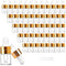 50 Pack 1ml Clear Glass Dropper Bottles, Mini Sample Bottles with 2 Pcs Plastic Droppers for Essential Oils